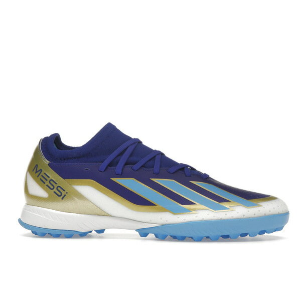 adidas アディダス メンズ スニーカー 【adidas Crazyfast Messi League Turf Lucid Blue Blue Burst Cloud White】 サイズ US_7.5(25.5cm) Lucid Blue/Blue Burst/Cloud White