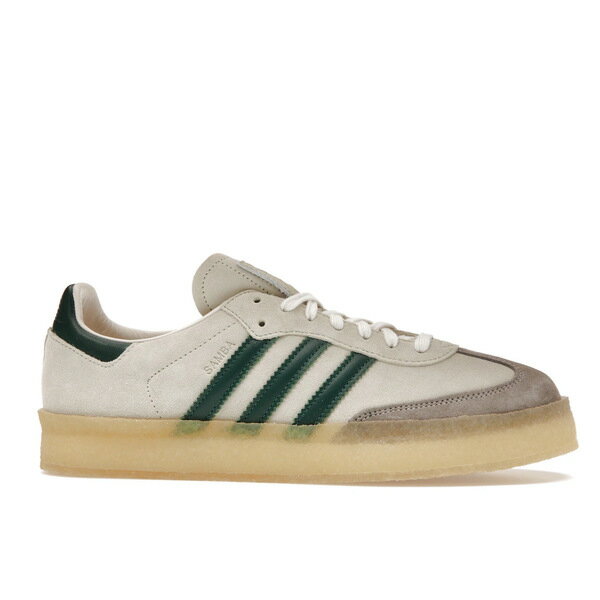 adidas アディダス メンズ スニーカー 【adidas Clarks 8th Street Samba by Ronnie Fieg Chalk White Green】 サイズ US_M_13 Chalk White/Green