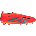 アディダス レディース サッカー スポーツ adidas Predator Elite Laceless FG Soccer Cleats Red/Black