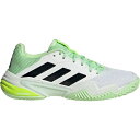 アディダス メンズ テニス スポーツ adidas Men's Barricade 13 Tennis Shoes White/Black/Green