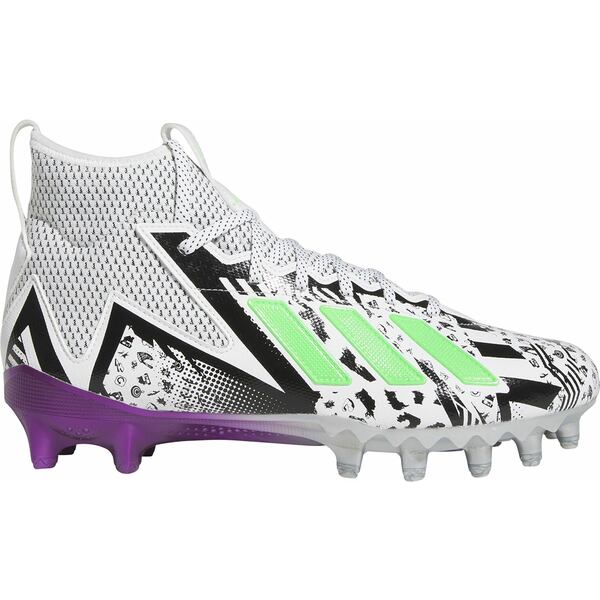 ǥ  å ݡ adidas Men's Freak 23 Bounce Mismatch Football Cleats White/Multi