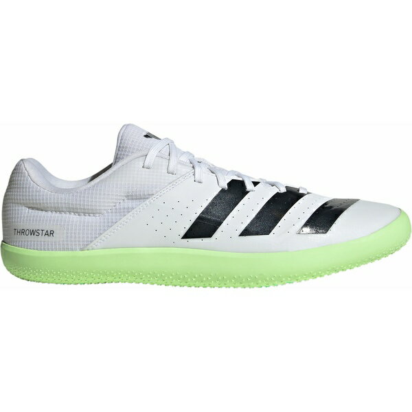 アディダス メンズ 陸上 スポーツ adidas adizero Throwstar Track and Field Shoes White/Black/Green Spark