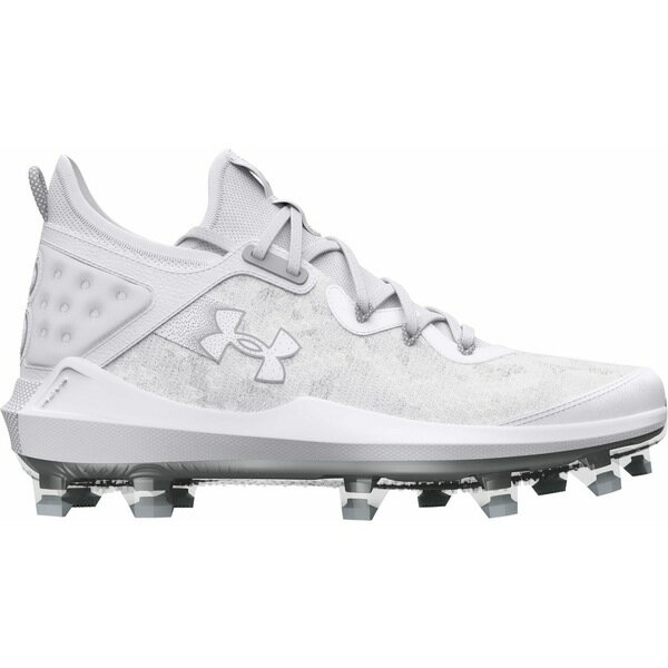 ޡ   ݡ Under Armour Harper 8 Elite TPU Baseball Cleats White/Grey