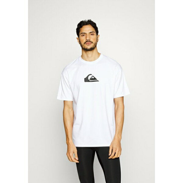 クイックシルバー メンズ Tシャツ トップス SOLIDSTREAK M SURF - Print T-shirt - white