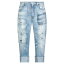 ̵ ǥ  ǥ˥ѥ ܥȥॹ Denim cropped Blue