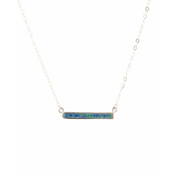 o[X fB[X lbNXE`[J[Ey_ggbv ANZT[ Bar None Sterling Silver and Genuine Onyx Necklace Genuine Azurite