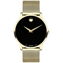 oh Y rv ANZT[ Men's Swiss Museum Gold-Tone PVD Stainless Steel Mesh Bracelet Watch 40mm Gold