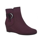 インポ レディース ブーツ シューズ Women's Gasha Wedge Booties with Memory Foam Burgundy