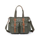 TSDuh fB[X g[gobO obO Urban Light Coated Canvas Tote Bag Army Green