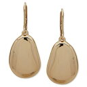 ANC fB[X sAXCO ANZT[ Gold-Tone Large Puffy Pebble Drop Earrings Gold