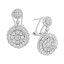 ե 쥯 ǥ ԥ ꡼ Rock Candy by EFFY® Diamond Cluster Drop Earrings (2-1/10 ct. t.w.) in 14k White, Rose, or Yellow Gold White Gold