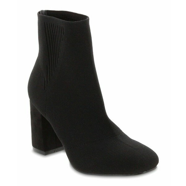 ミア レディース ブーツ シューズ Women's Braxton Block Heel Booties Black