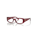 ヴェルサーチ レディース サングラス&アイウェア アクセサリー Women's Eyeglasses, VE3343 Bordeaux