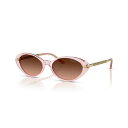 ヴェルサーチ レディース サングラス&アイウェア アクセサリー Women's Sunglasses, Ve4469 Pink Transparent
