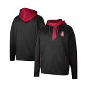 コロシアム メンズ パーカー・スウェットシャツ アウター Men's Black Stanford Cardinal Luge 3.0 Quarter-Zip ...