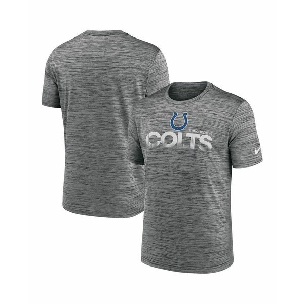 ナイキ メンズ シャツ トップス Men's Anthracite Indianapolis Colts Blitz Velocity Modern Performance T-Shirt Anthracite