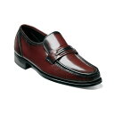 フローシャイム メンズ スリッポン・ローファー シューズ Men's Como Moc Toe Penny Loafer Black Cherry(4)