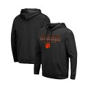 コロシアム メンズ パーカー・スウェットシャツ アウター Men's Black Clemson Tigers Blackout 3.0 Pullover Hoodie Black