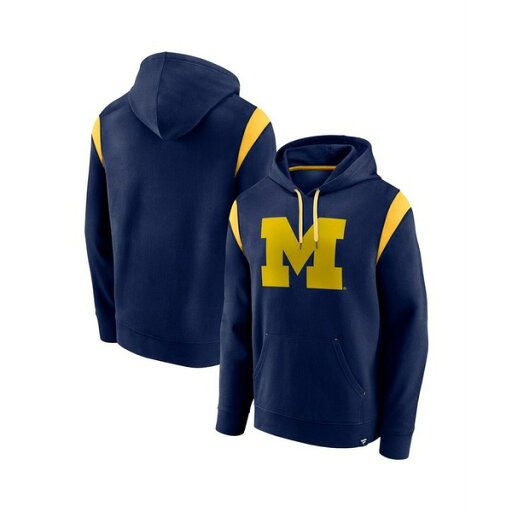 ファナティクス メンズ パーカー・スウェットシャツ アウター Men's Navy Michigan Wolverines Gym Rat Pullover Hoodie Navy ファナティクス メンズ パーカー・スウェットシャツ アウター Men's Navy Michigan Wolverines Gym Rat Pullover Hoodie Navy