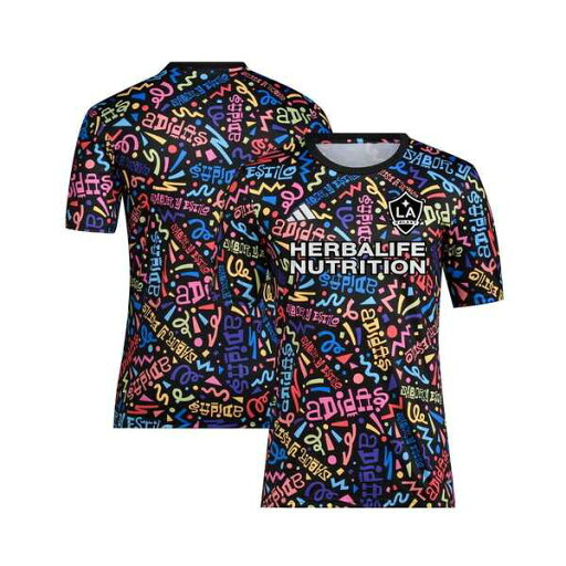 アディダス メンズ シャツ トップス Men's Black LA Galaxy 2023 Hispanic Heritage Pre-Match Top Black アディダス メンズ シャツ トップス Men's Black LA Galaxy 2023 Hispanic Heritage Pre-Match Top Black