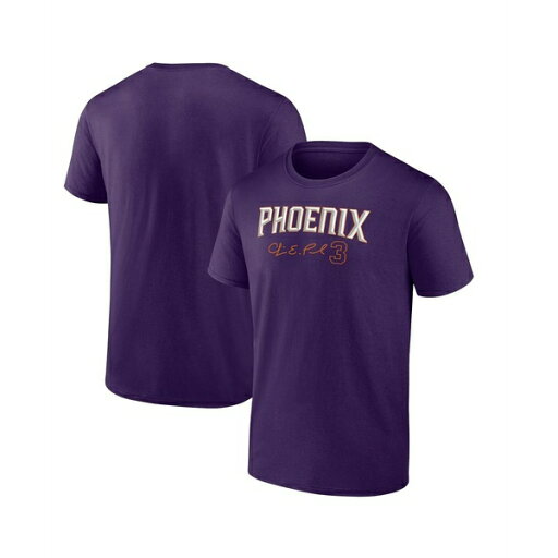 ファナティクス メンズ シャツ トップス Men's Chris Paul Purple Phoenix Suns Name and Number T-shirt Purple ファナティクス メンズ シャツ トップス Men's Chris Paul Purple Phoenix Suns Name and Number T-shirt Purple