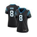 ナイキ レディース カットソー トップス Women's Jaycee Horn Black Carolina Panthers Game Jersey Black