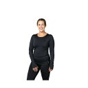 ホットチリーズ レディース カットソー トップス Women's Micro-Elite Chamois Crew Top Black(4)