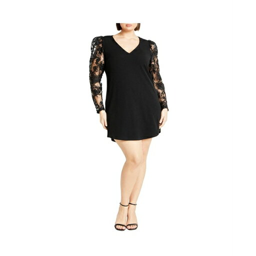 シティーシック レディース ワンピース トップス Plus Size Keyla Dress Black シティーシック レディース ワンピース トップス Plus Size Keyla Dress Black