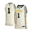 アディダス メンズ シャツ トップス Men's #1 Khaki Grambling Tigers Honoring Black Excellence Basketball Jersey Khaki(4)