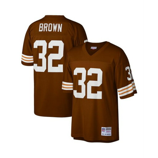 ミッチェル&ネス メンズ シャツ トップス Men's Jim Brown Brown Cleveland Browns Legacy Replica Jersey Brown ミッチェル&ネス メンズ シャツ トップス Men's Jim Brown Brown Cleveland Browns Legacy Replica Jersey Brown