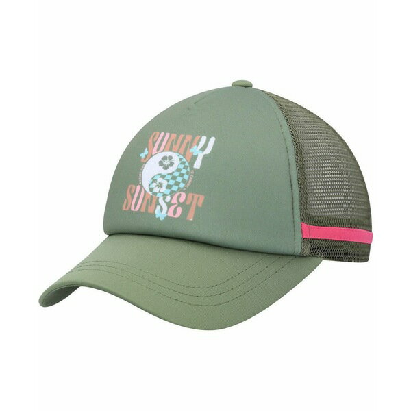  ǥ ˹ ꡼ Women's Green Dig This Trucker Snapback Hat Green