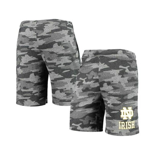 コンセプトスポーツ メンズ カジュアルパンツ ボトムス Men's Charcoal, Gray Notre Dame Fighting Irish Camo Backup Terry Jam Lounge Shorts Charcoal, Gray コンセプトスポーツ メンズ カジュアルパンツ ボトムス Men's Charcoal, Gray Notre Dame Fighting Irish Camo Backup Terry Jam Lounge Shorts Charcoal, Gray