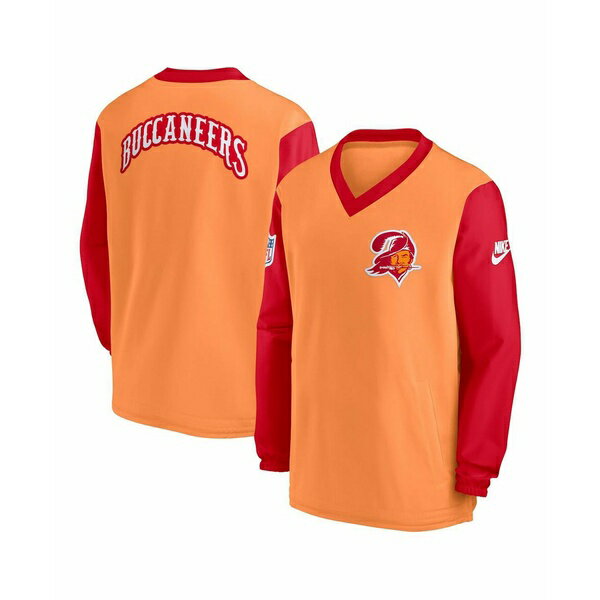 ʥ  㥱åȡ֥륾  Men's Orange Tampa Bay Buccaneers Throwback V-...