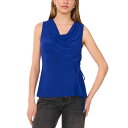 サム アンド ジェス レディース カットソー トップス Women's Sleeveless Side-Tie Top Goddess Blue|詳細画像