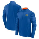 ファナティクス メンズ ユニフォーム トップス Florida Gators Fanatics Branded Ringer QuarterZip Top Royal