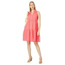 リリーピュリッツァー レディース ワンピース トップス Novella Dress Lillys Coral Mini Medallion Chiffon Ey...