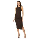 マイケルスターズ レディース ワンピース トップス Wren Midi Dress with Slit Java