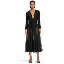 ノーマカマリ レディース ワンピース トップス Dolman Wrap Flared Dress To Midcalf Black