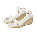 スチュアート ワイツマン レディース ヒール シューズ Dayna Espadrille Wedge Cream/Natural