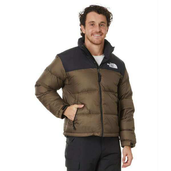 ノースフェイス メンズ ジャケット&ブルゾン アウター 1996 Retro Nuptse Jacket Smokey Brown/TNF Black