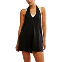 エフピームーブメント レディース ワンピース トップス Hot Shot Halter Romper Black