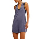 エフピームーブメント レディース ワンピース トップス Hot Shot Halter Romper Blue Indigo