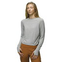 プラーナ レディース パーカー・スウェットシャツ アウター Sol Searcher LS Crew Heather Grey
