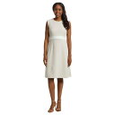 カルバンクライン レディース ワンピース トップス Sleeveless Colorblock Aline Stony Beige/White
