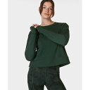 スウェッティベティ レディース パーカー・スウェットシャツ アウター After Class Crop Sweatshirt Trek Green