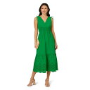 アドリアナ パペル レディース ワンピース トップス Smocked Waist Eyelet Sundress Palm Leaf