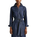 ラルフローレン レディース ワンピース トップス Long Sleeve Day Dress Pure Rinse Wash