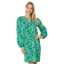 リリーピュリッツァー レディース ワンピース トップス Emery Dress Fiddle Leaf Green Safari Party