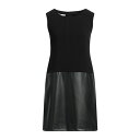 BIANCOGHIACCIO ビアンコギアッチオ ワンピース トップス レディース Short dresses Black