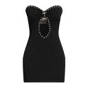 【送料無料】 アニエバイ レディース ワンピース トップス Mini dresses Black
